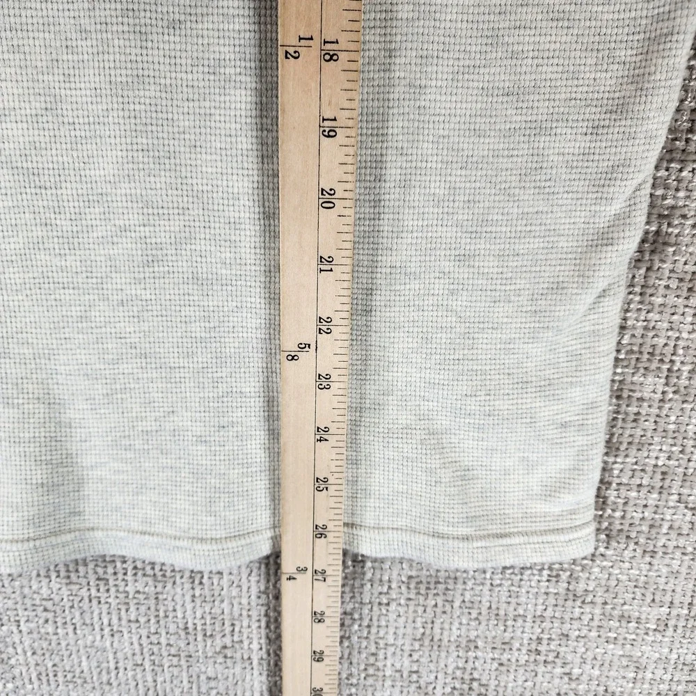 Polo Ralph Lauren Waffle‎ Knit Thermal Shirt Mens *M-L Light Gray Long Sleeve